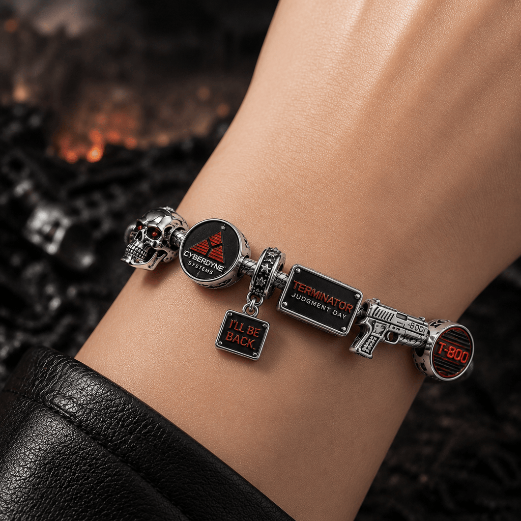 TTMT Sliver Charm Bracelet Set PTT