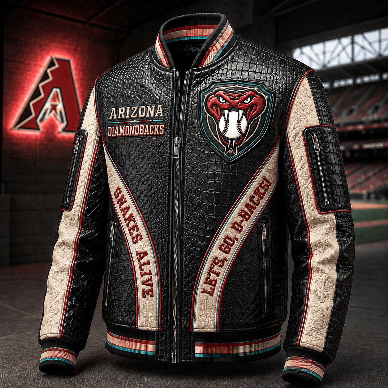Premium AZDB Leather Zipper Jacket PVNA