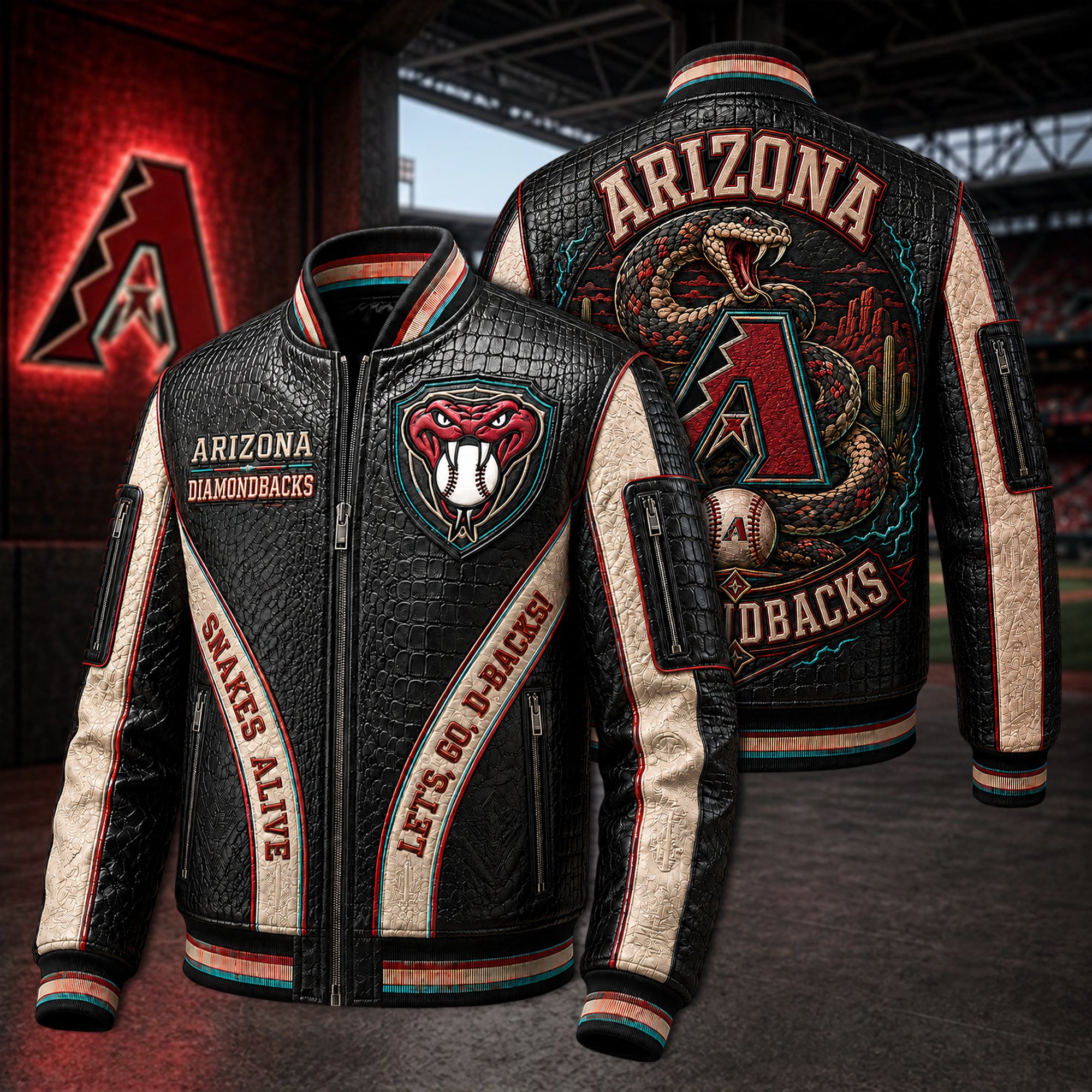 Premium AZDB Leather Zipper Jacket PVNA