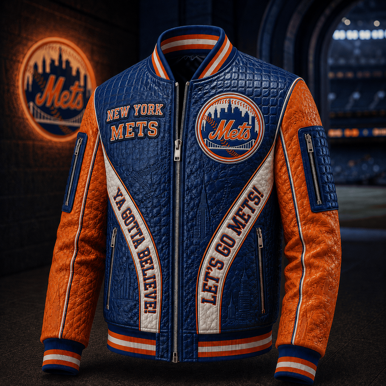 Premium NYM Leather Zipper Jacket PVNA