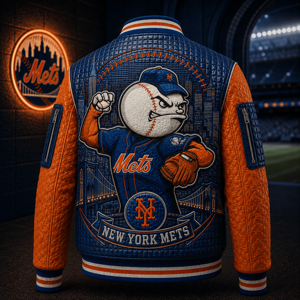 Premium NYM Leather Zipper Jacket PVNA