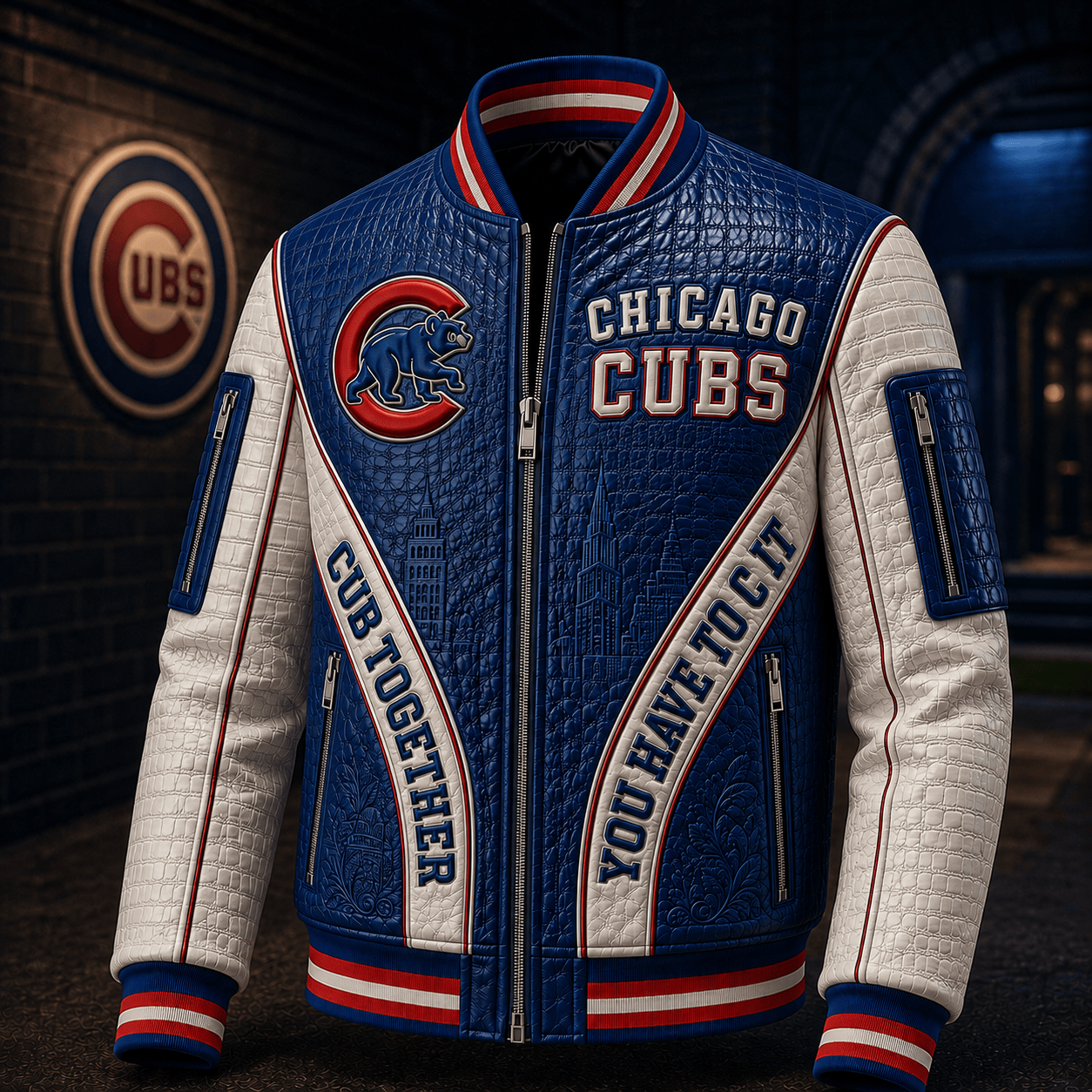 Premium CCC Leather Zipper Jacket PVNA