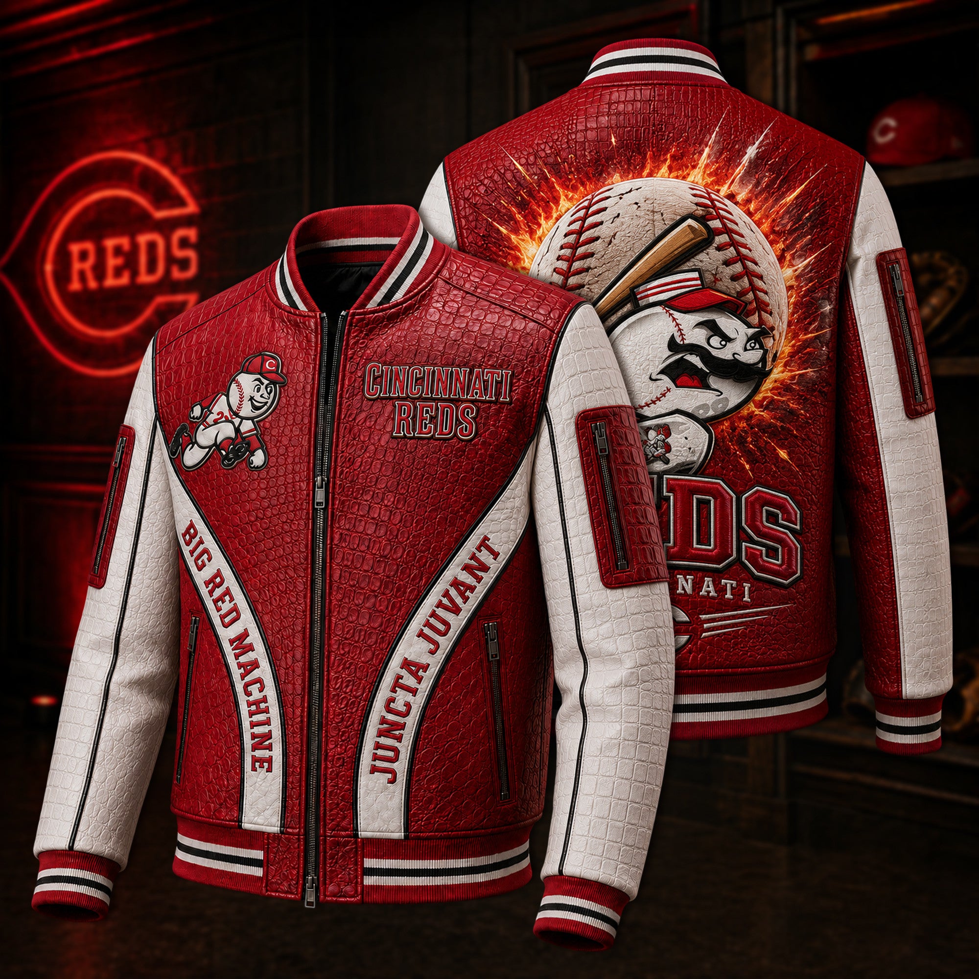 Premium CCR Leather Zipper Jacket PVNA