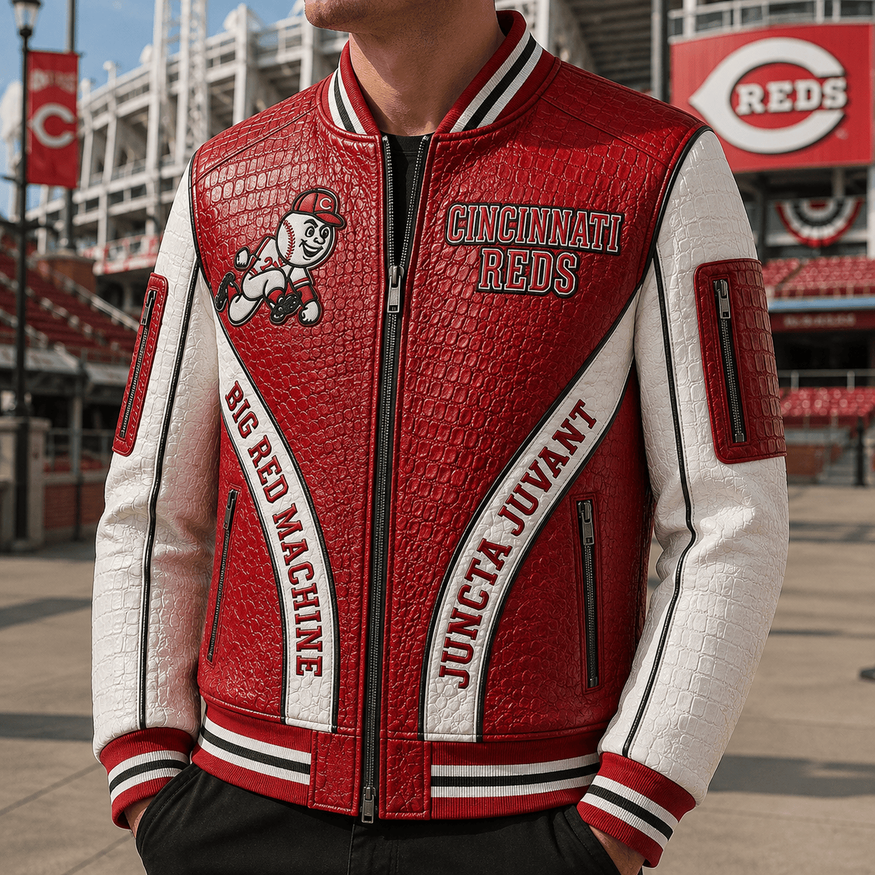 Premium CCR Leather Zipper Jacket PVNA