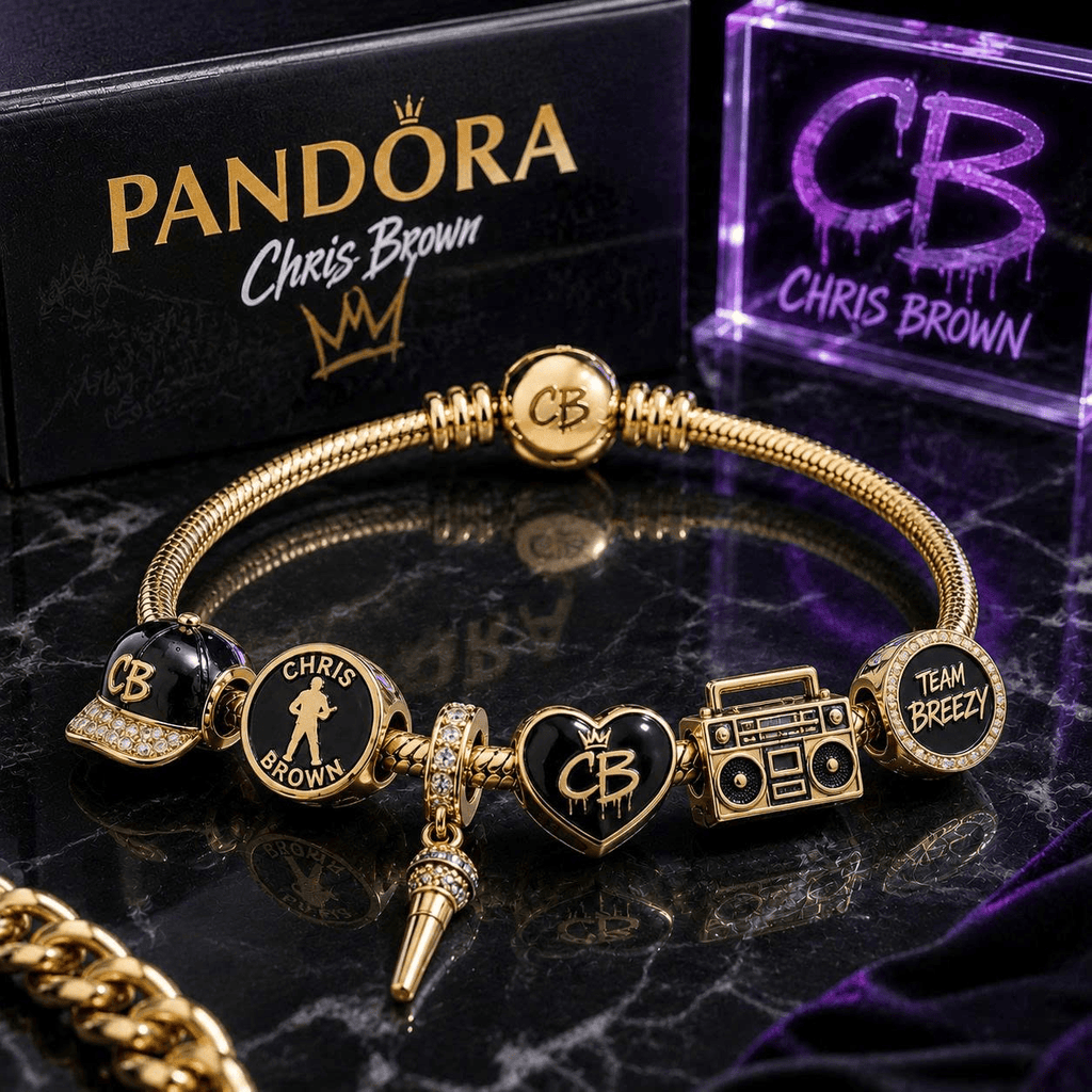 CHRB Gold Charm Bracelet Set VTH