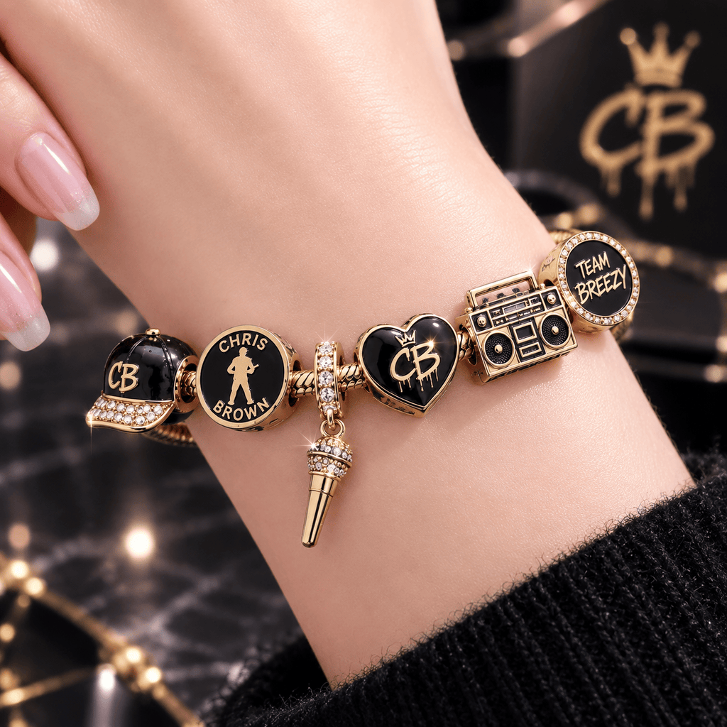 CHRB Gold Charm Bracelet Set VTH