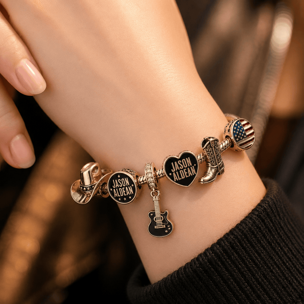 JSA Gold Charm Bracelet Set VTH