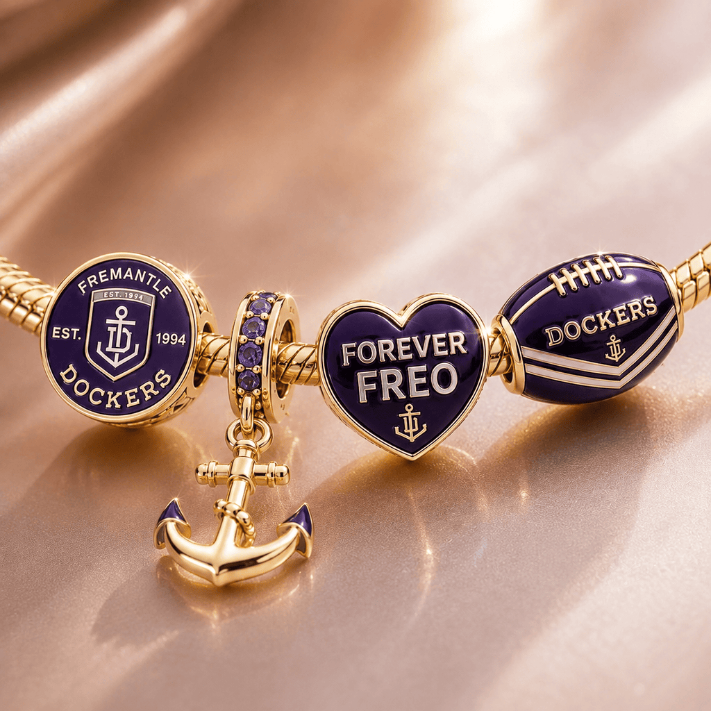 FRMT Gold Charm Bracelet Set VTH