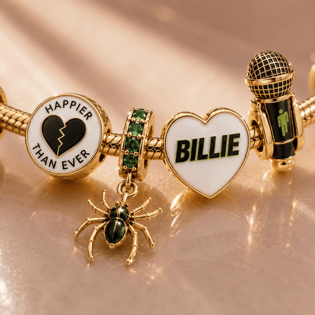 BLE Gold Charm Bracelet Set VTH