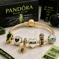 BLE Gold Charm Bracelet Set VTH