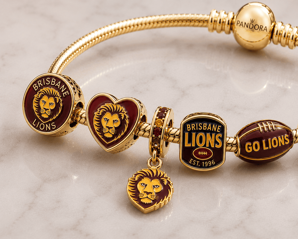 BRBL Gold Charm Bracelet Set VTH