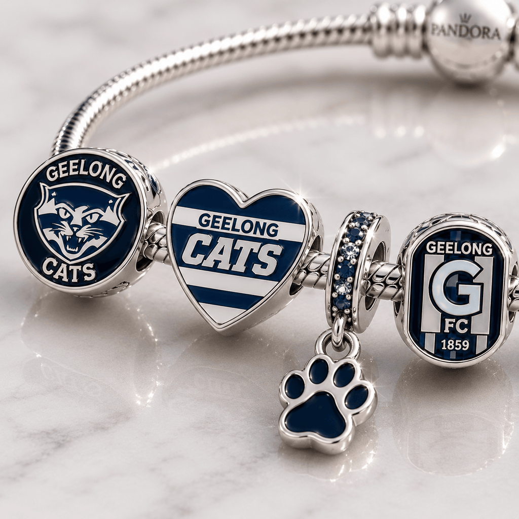 GLC Silver Charm Bracelet Set VTH