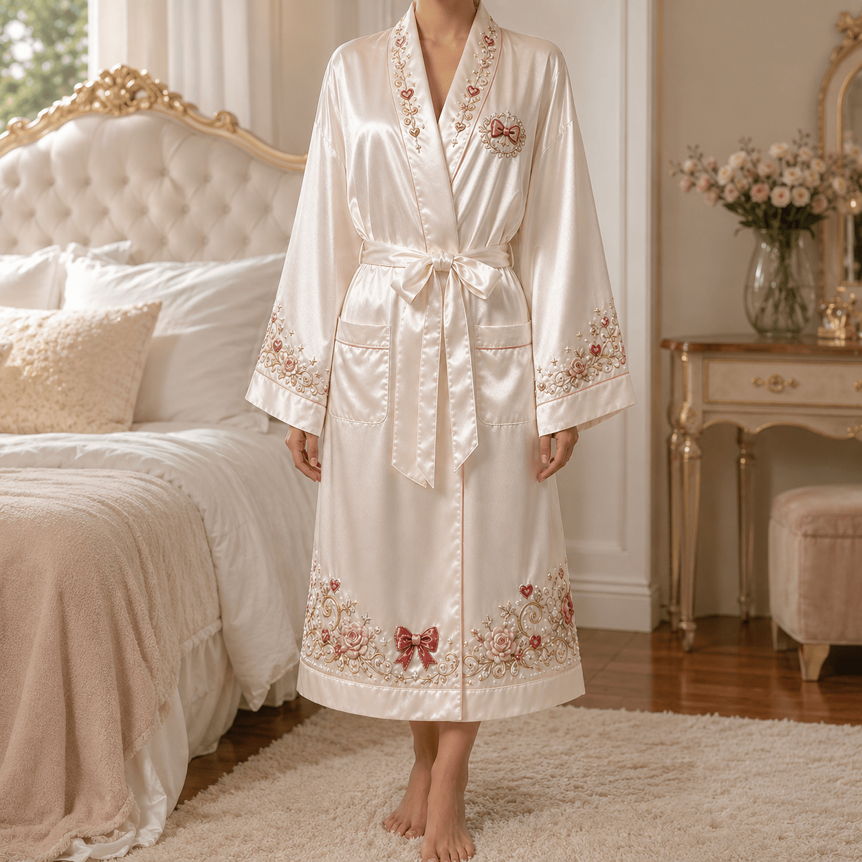 PREMIUM HLKT Satin Robe NVH