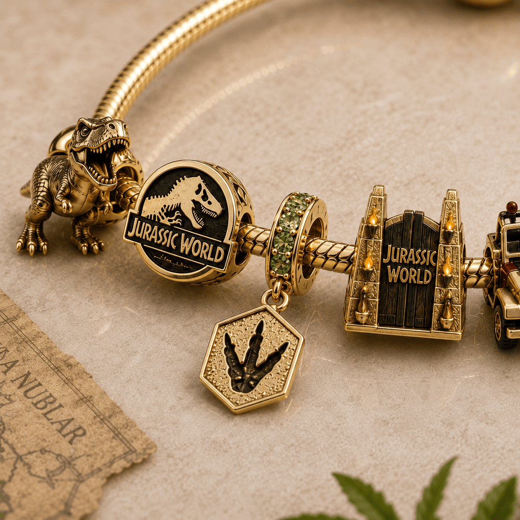 JRSW Gold Charm Bracelet Set BMD