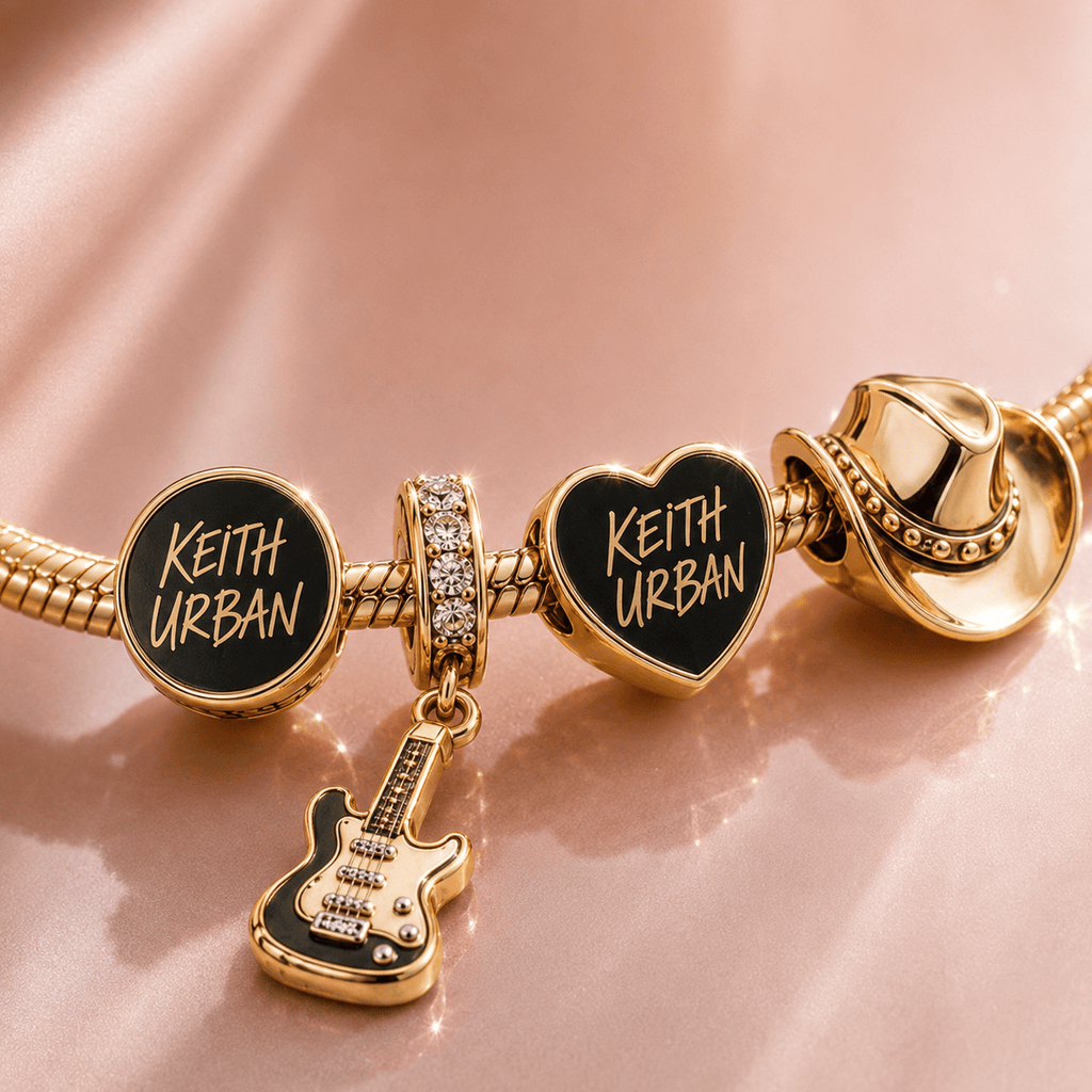 KUB Gold Charm Bracelet Set VTH