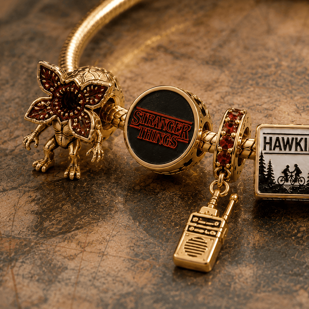 STGT Gold Charm Bracelet Set BMD
