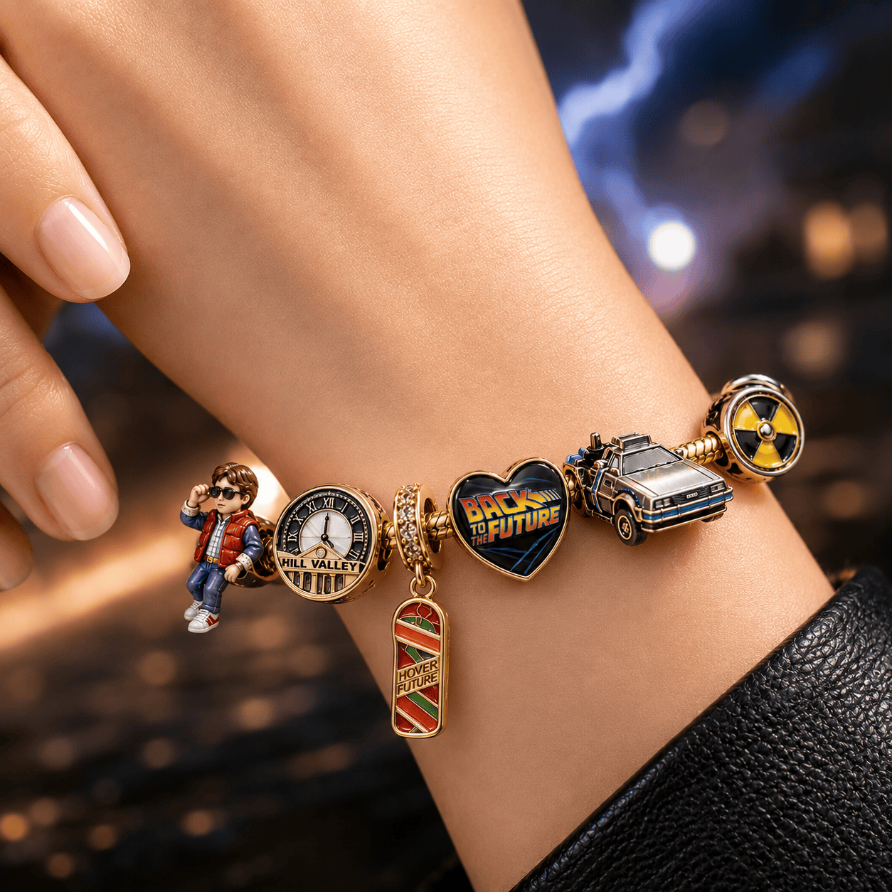 BTF Gold Charm Bracelet Set BMD