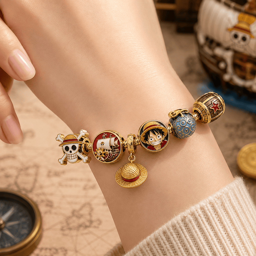 OPC Gold Charm Bracelet Set VTH
