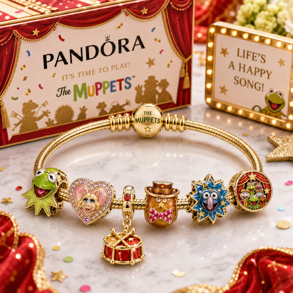 TMP Gold Charm Bracelet Set BMD
