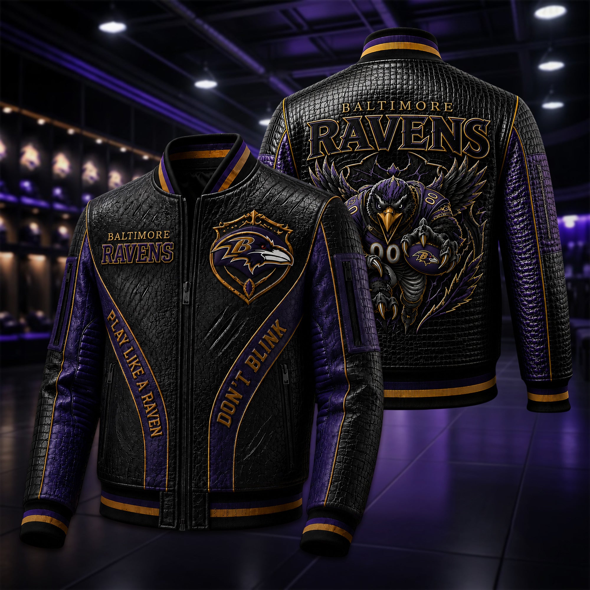 Premium BTR Leather Zipper Jacket PVNA