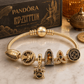 LZPL Gold Charm Bracelet Set BMD
