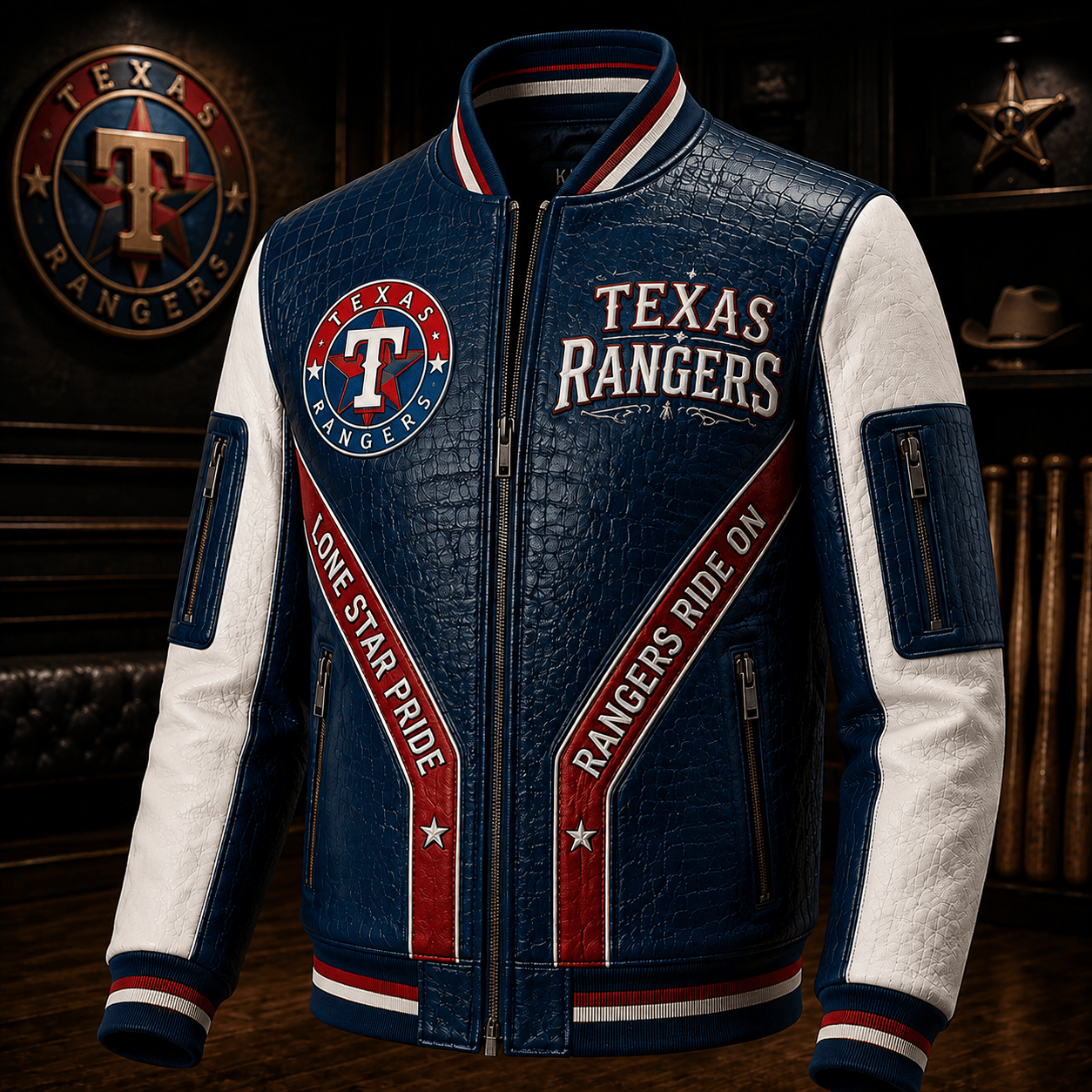 Premium TXG Leather Zipper Jacket TTMH