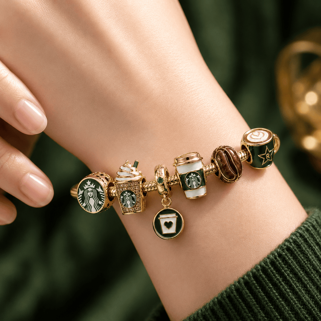 STBK Gold Charm Bracelet Set BMD
