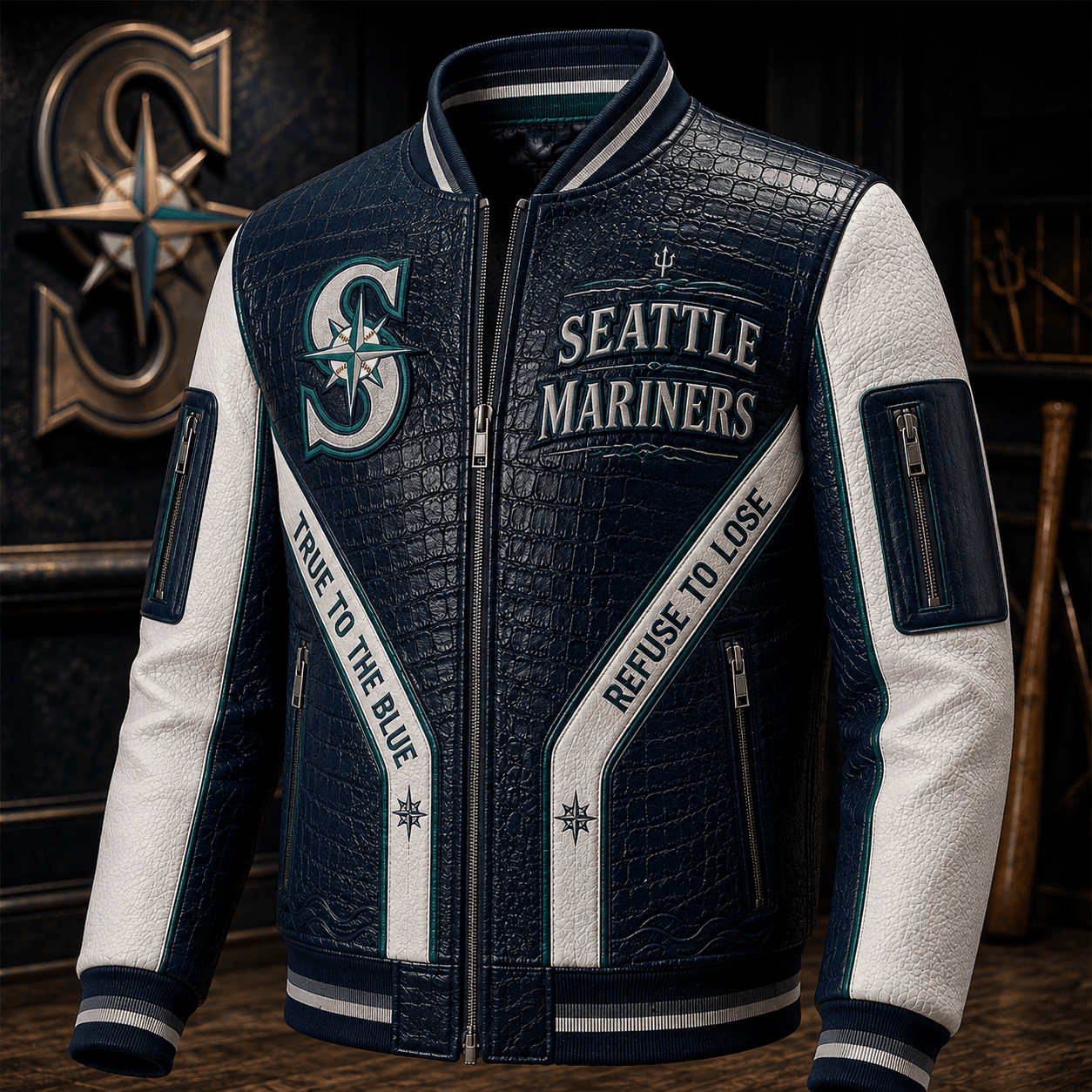 Premium STMR Leather Zipper Jacket TTMH