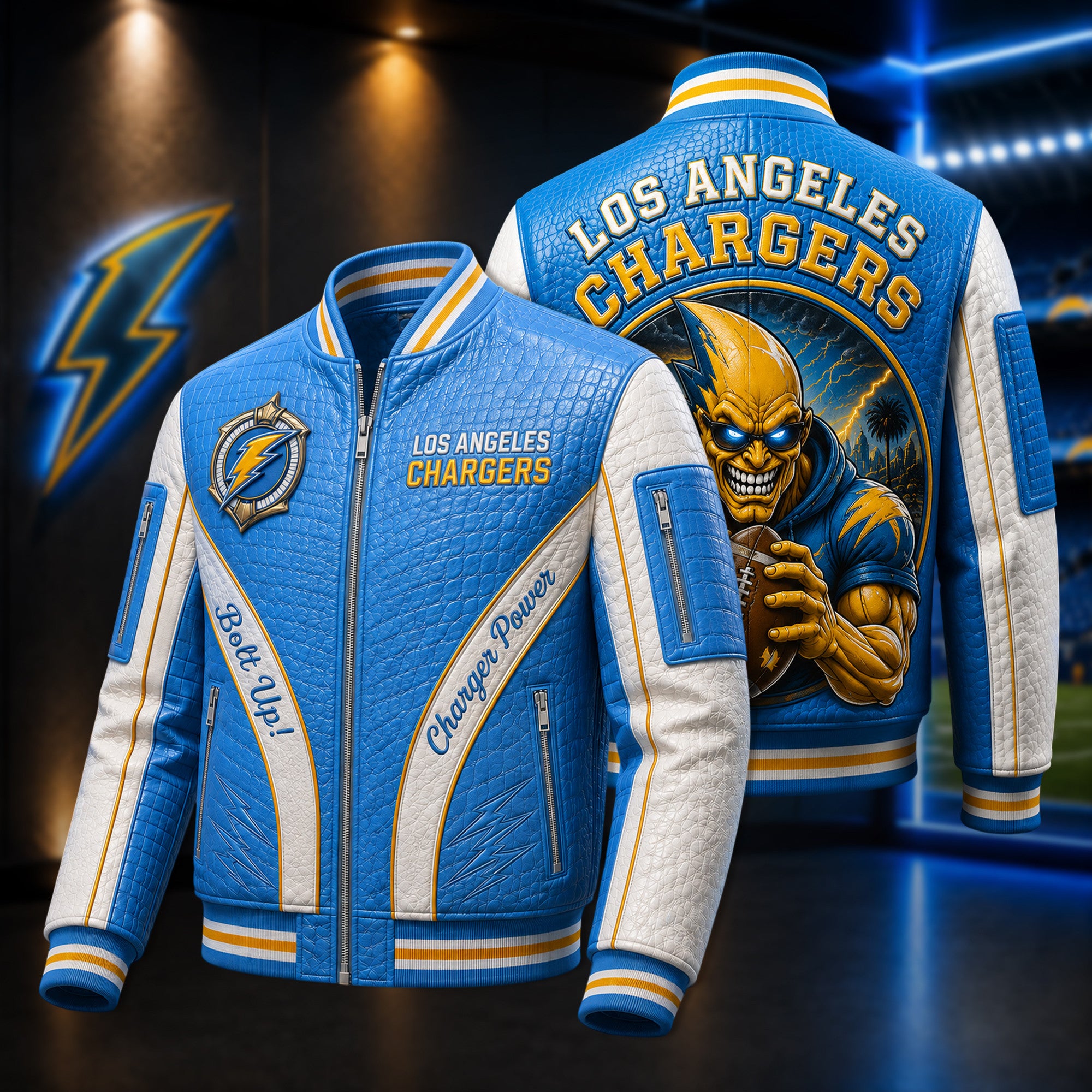 Premium LAC Leather Zipper Jacket PVNA
