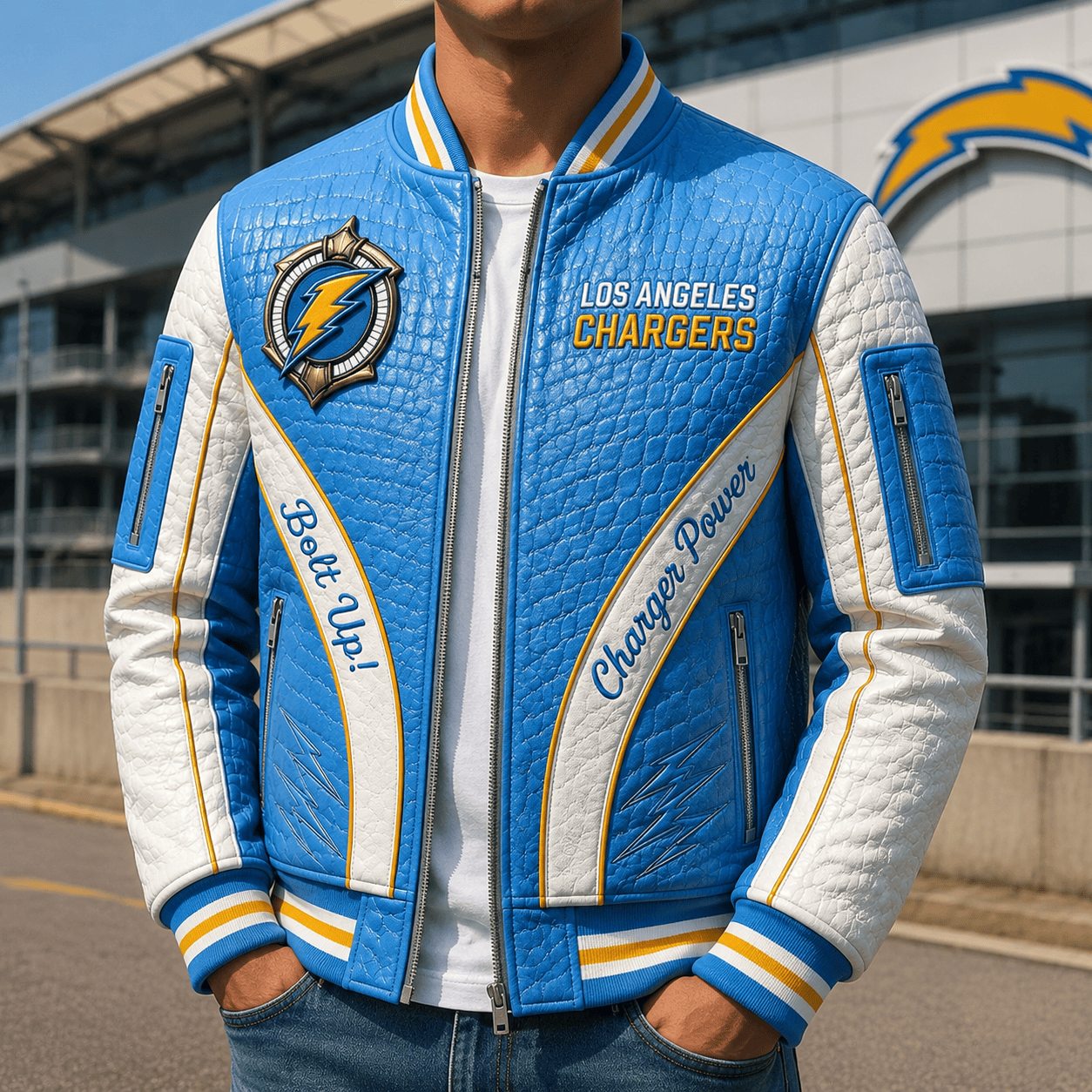 Premium LAC Leather Zipper Jacket PVNA