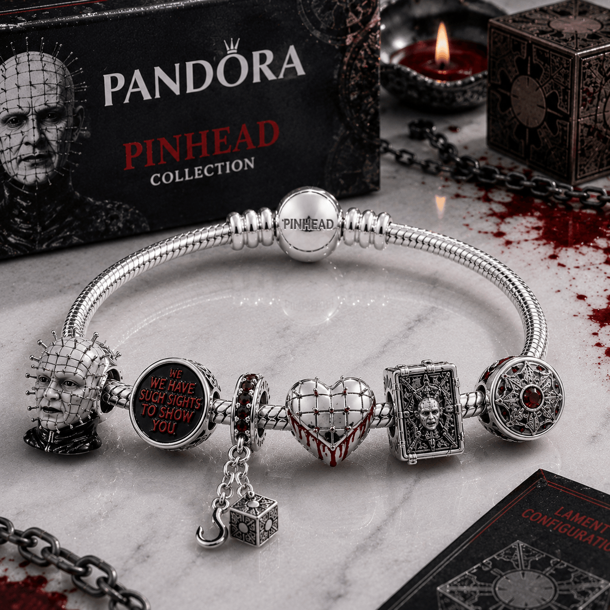 PHH Silver Charm Bracelet Set BMD