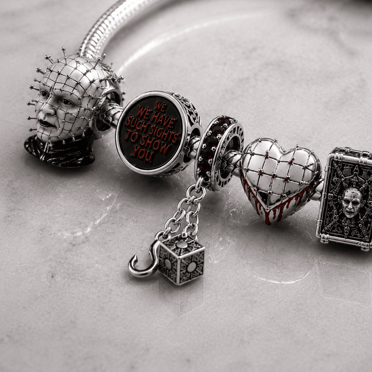 PHH Silver Charm Bracelet Set BMD