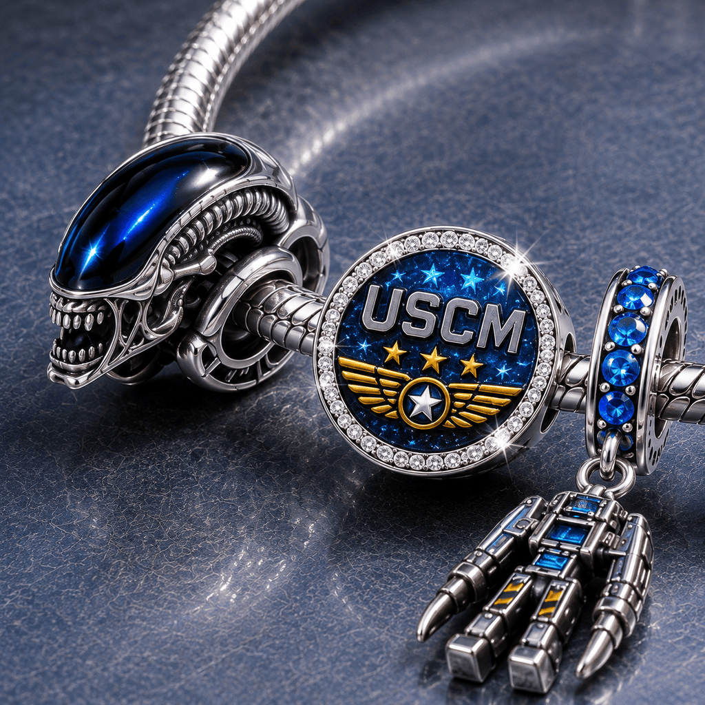 ALE Silver Charm Bracelet Set BMD