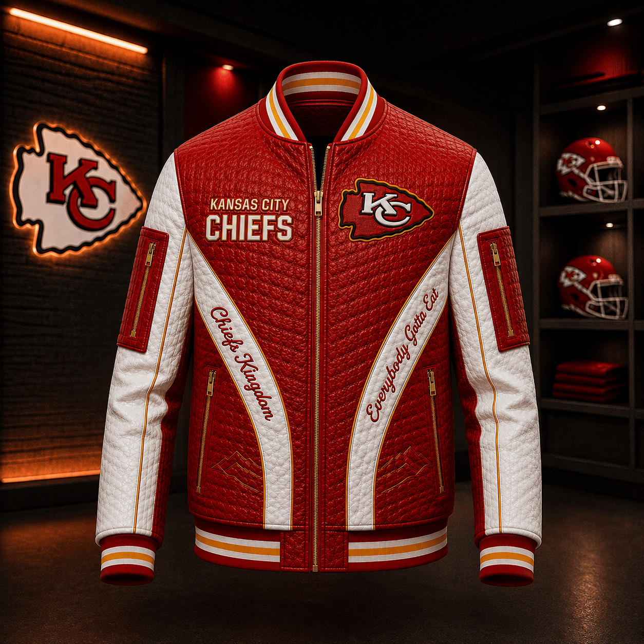 Premium KCC Leather Zipper Jacket PVNA