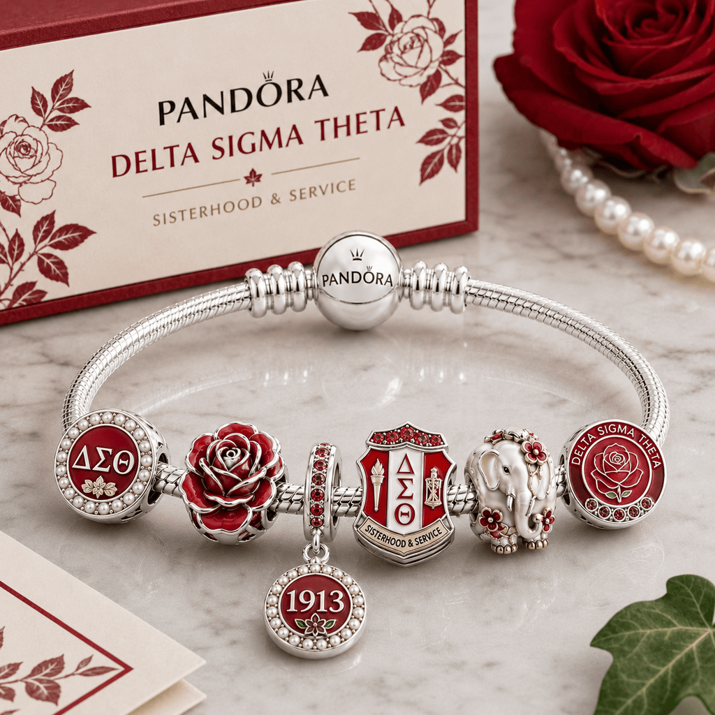 DSTT Silver Charm Bracelet Set BMD