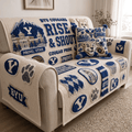 BYU Tufted Sofa Cover & Pillow Set HTTT