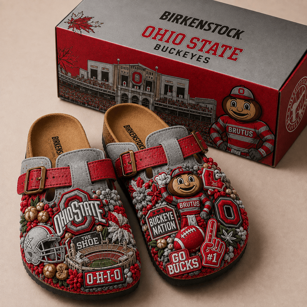 PREMIUM OSB BIRKENSTOCK BOSTON MINK SUEDE CLOGS TTNL