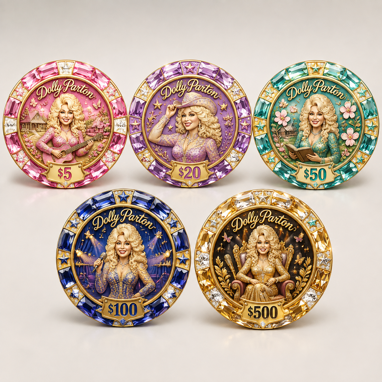 Premium DLPT Poker Set LNTH