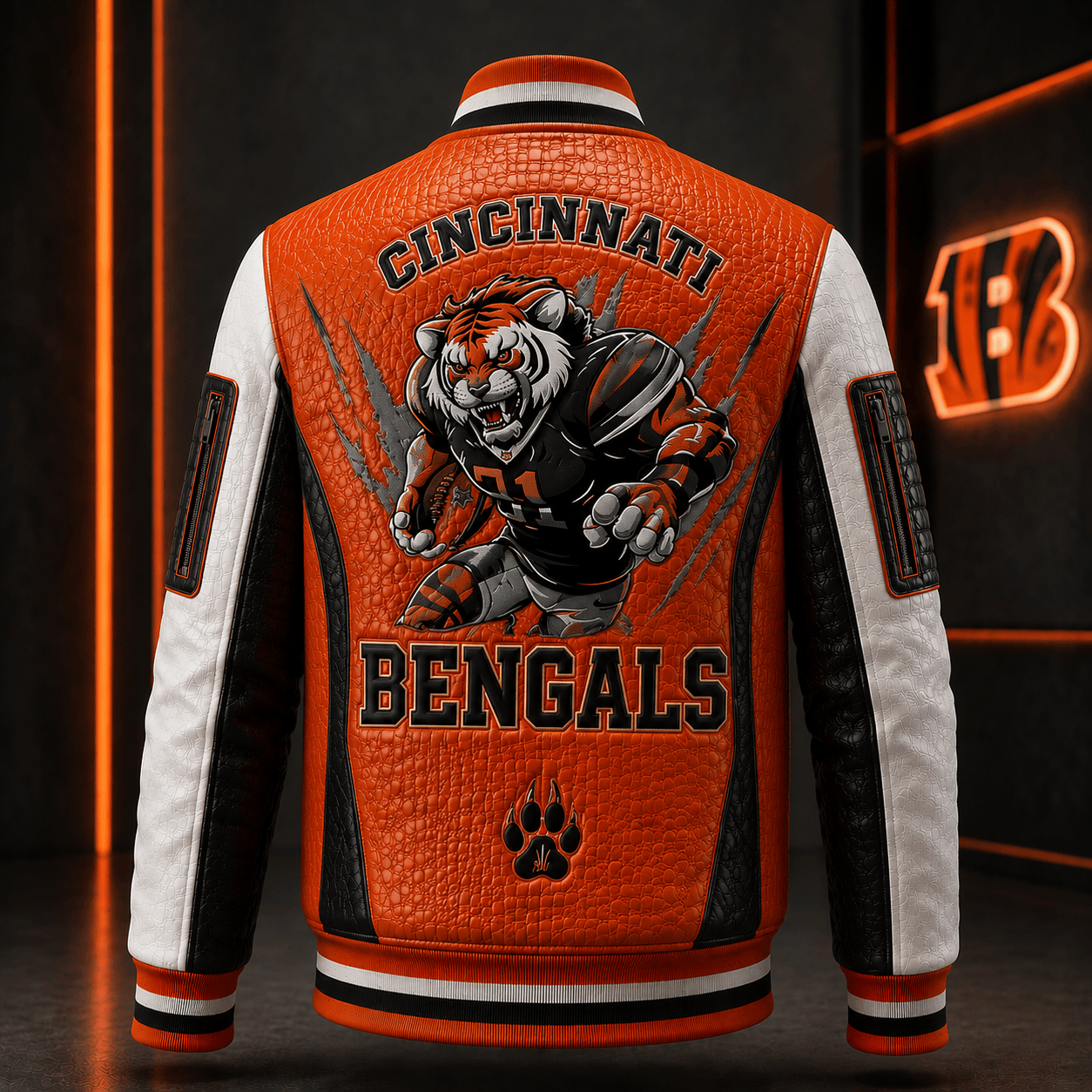 Premium CCBG Leather Zipper Jacket PVNA