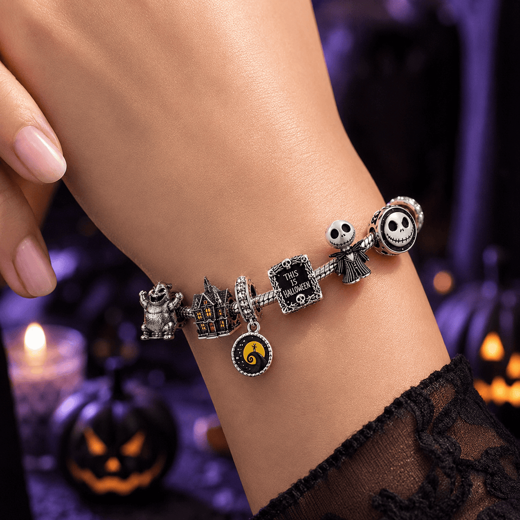 TNBC Sliver Charm Bracelet Set TTN
