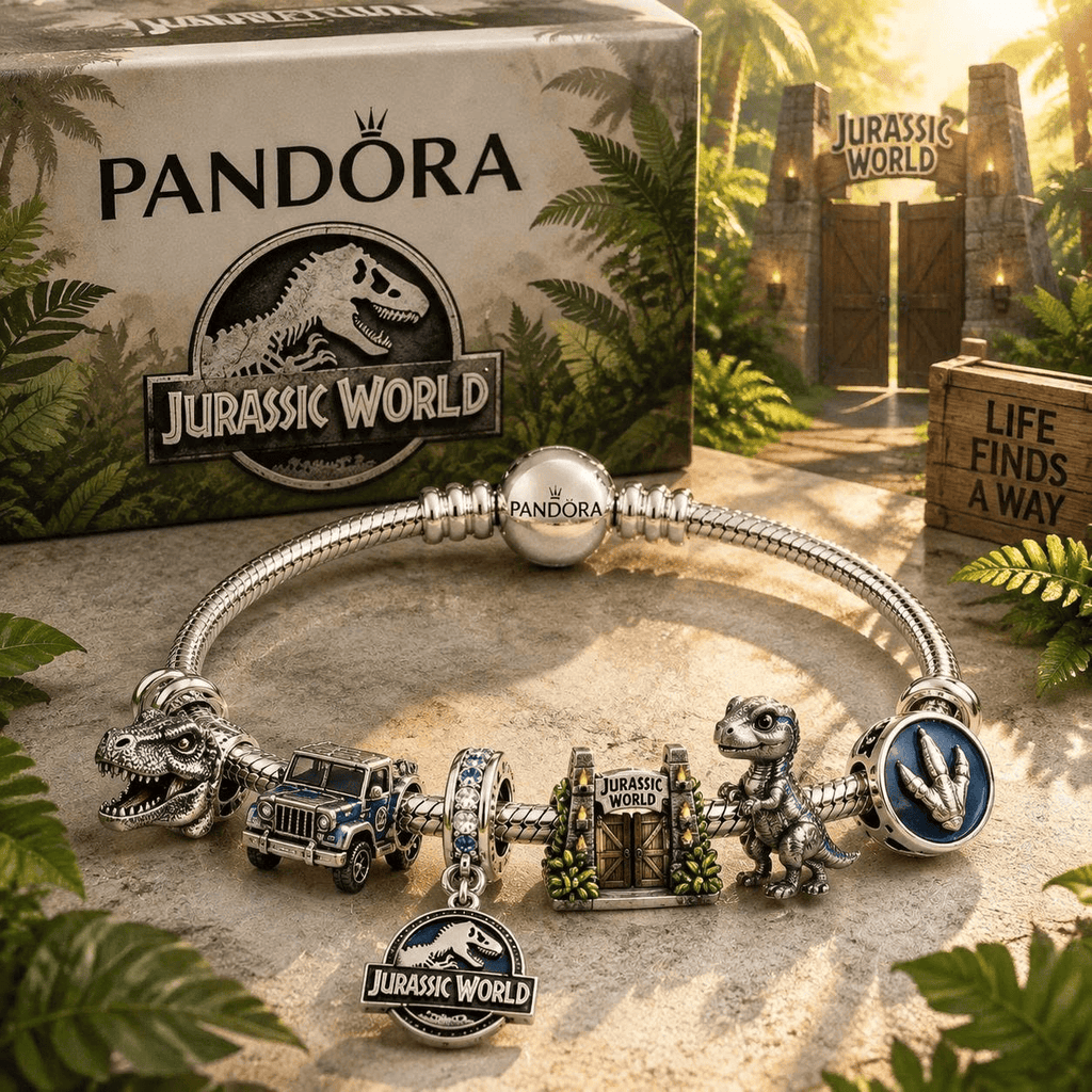 JRSW Sliver Charm Bracelet Set TTN