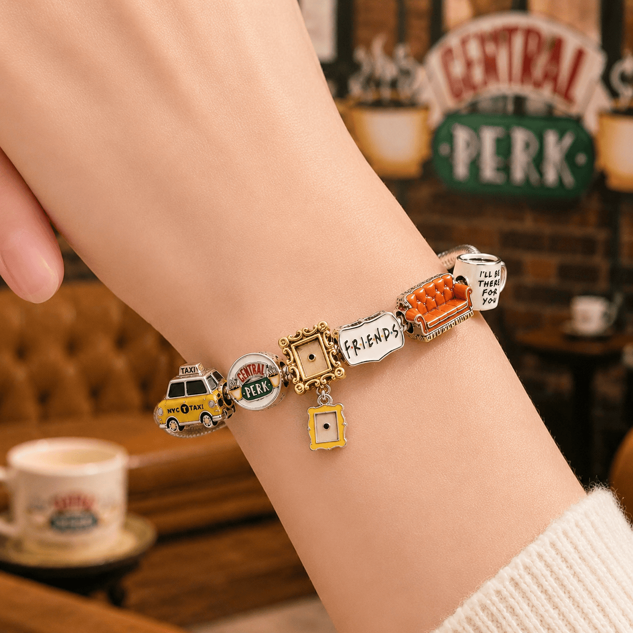 FRS Sliver Charm Bracelet Set TTN