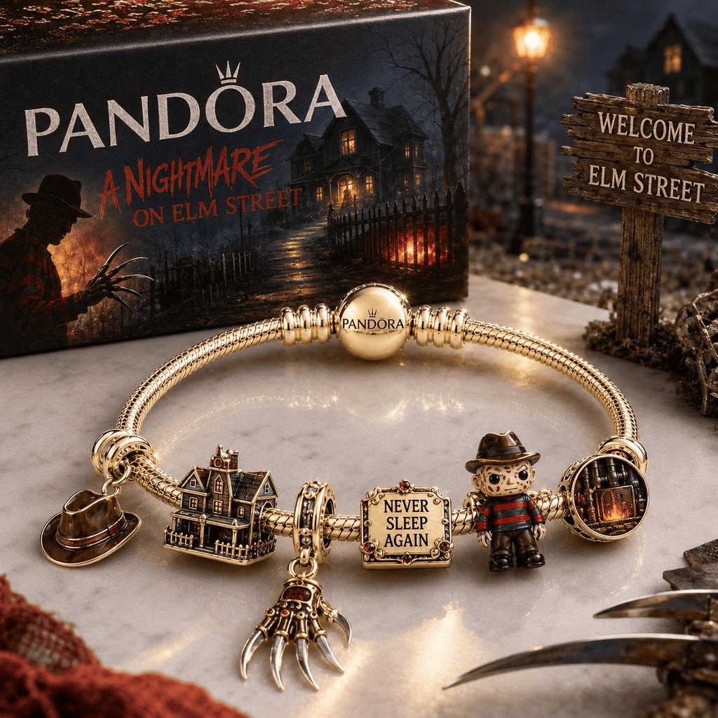 FDKG Gold Charm Bracelet Set TTN