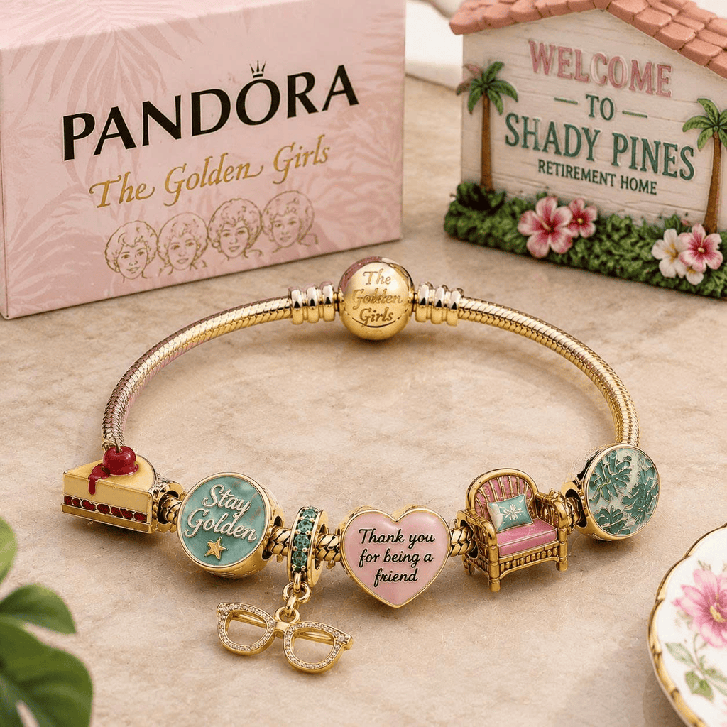 TGG Gold Charm Bracelet Set TTN