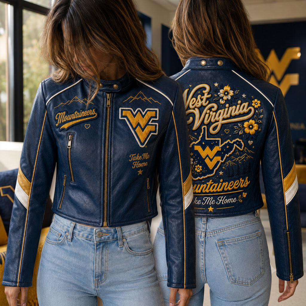 Premium WVM Cropped Leather Zipper Jacket TNSM