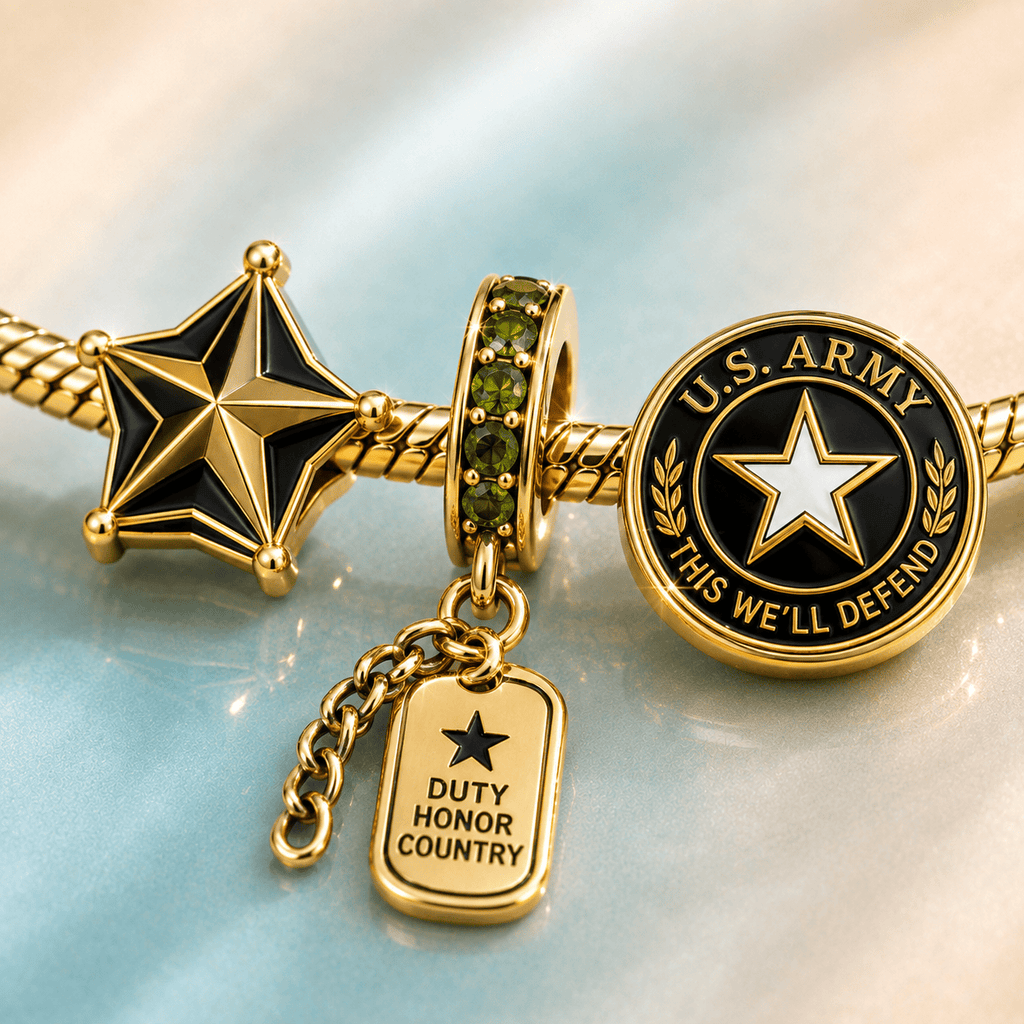 USAR Gold Charm Bracelet Set TTTT