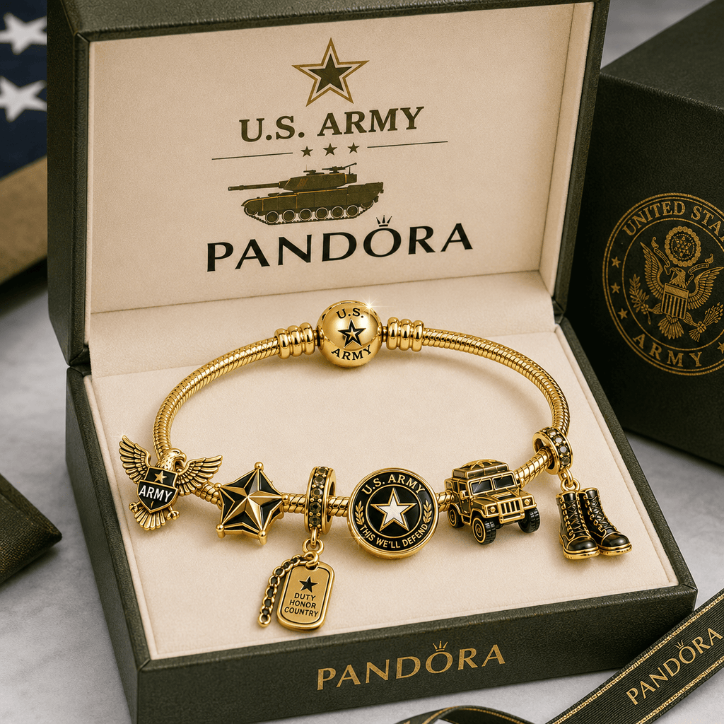 USAR Gold Charm Bracelet Set TTTT