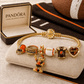CLVB Gold Charm Bracelet Set TMH