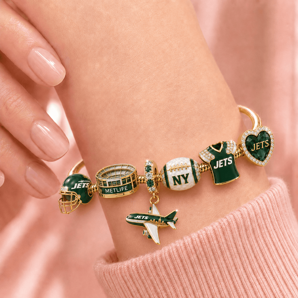NYJ Gold Charm Bracelet Set TMH