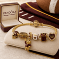 WCD Gold Charm Bracelet Set TMH